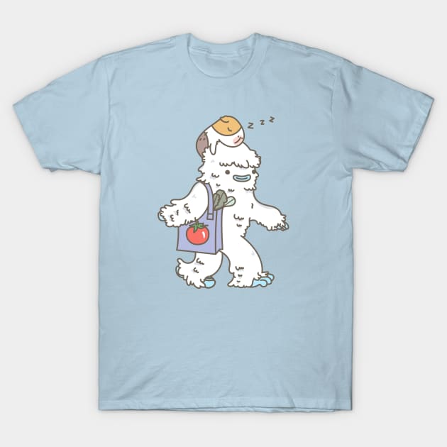 Bubu the Guinea Pig, Yeti Baby Sitter T-Shirt by Noristudio